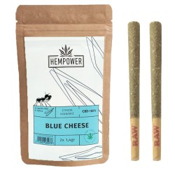 Hempower Pre-Rolled Stick BLUE CHEESE 100% CBD, 2pcs