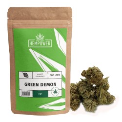 Hempower CBD Flower GREEN DEMON < 70% CBD 5G