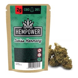 Hempower CBD Flower Swiss Harmony 26% CBD 2G