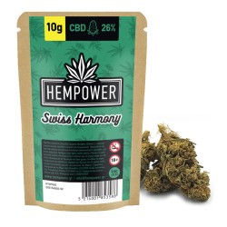 Hempower CBD Flower Swiss Harmony 26% CBD 10G