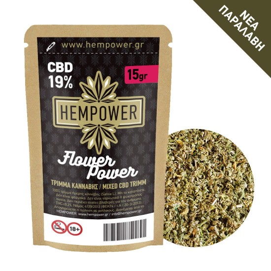 Hempower Mixed CBD Flower Trim19% CBD 15G