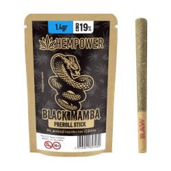 Hempower Pre-Rolled Stick 19% CBD BLACK MAMBA 1PC