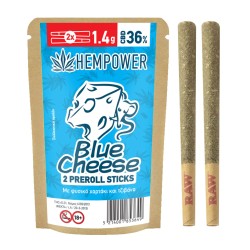Hempower Pre-Rolled Stick 36% CBD BLUE CHEESE 2PCS
